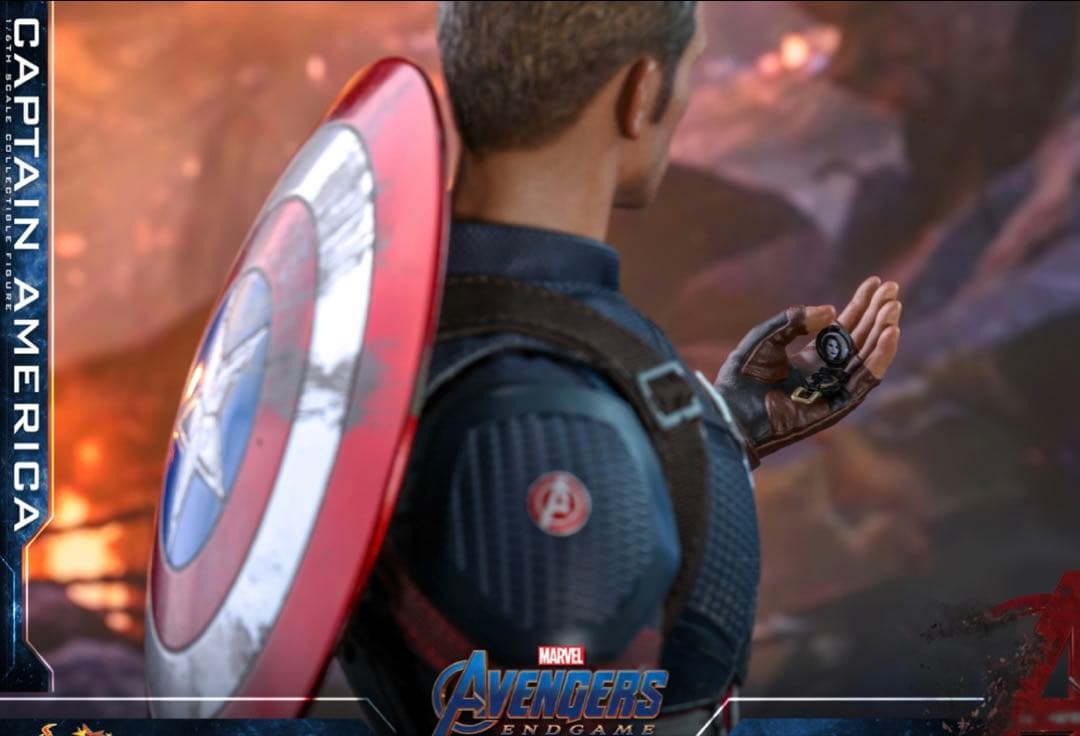 セール！ホットトイズ　キャプテンアメリカ エンドゲーム1/6スケール フィギュア