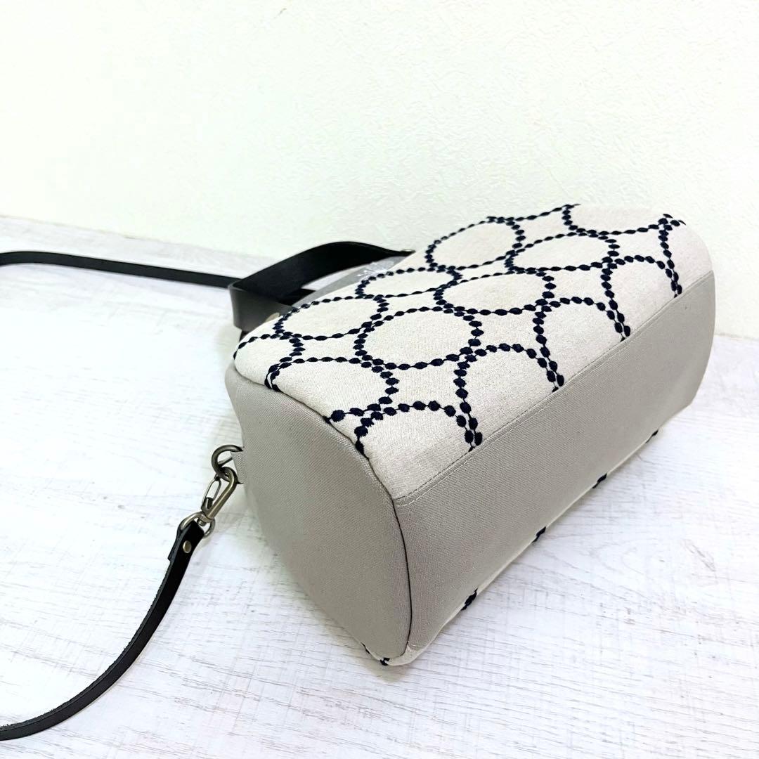 ミナペルホネン　ハンドメイド　2wayミニバッグ　tambourine