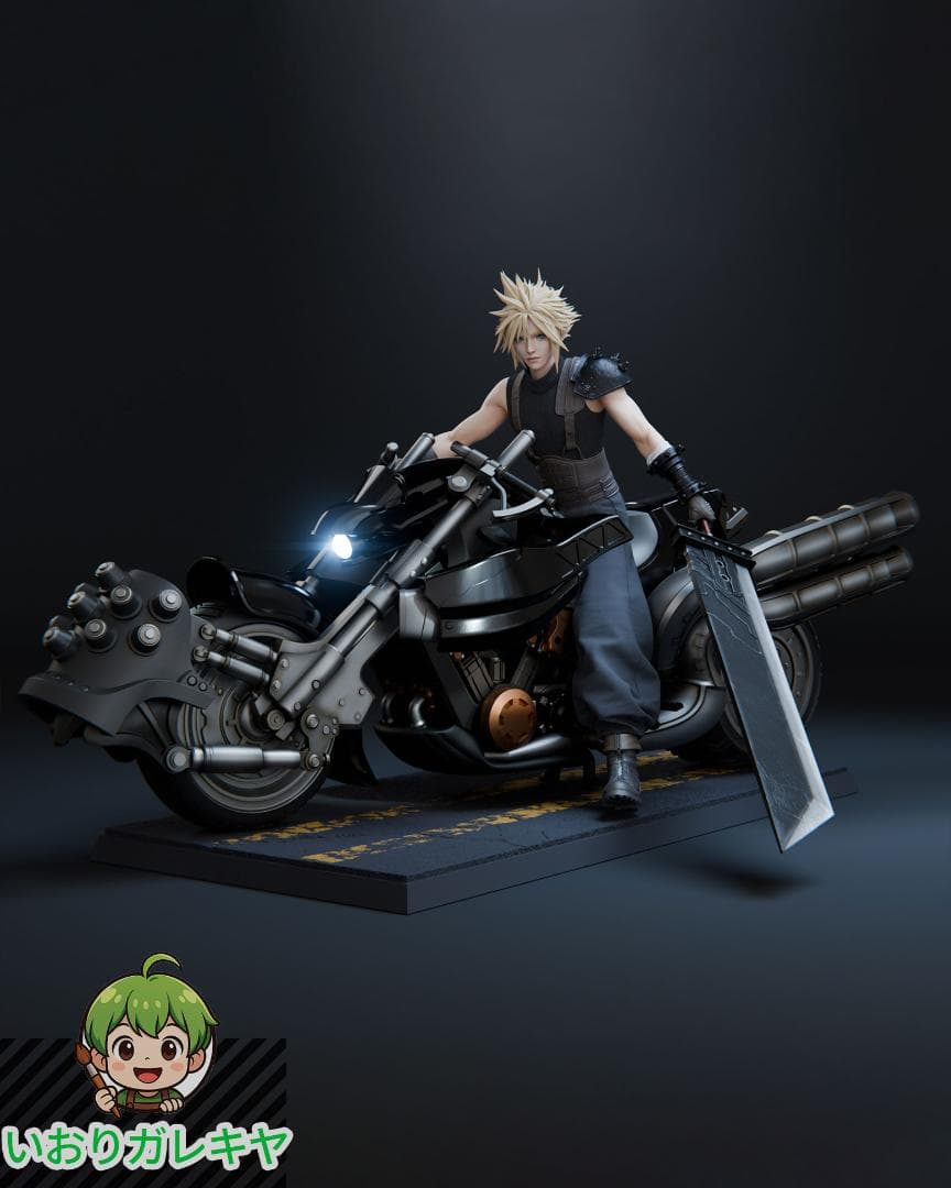 1/8　未塗装 未組立　フィギュア　ガレージキット　クラウド　FF