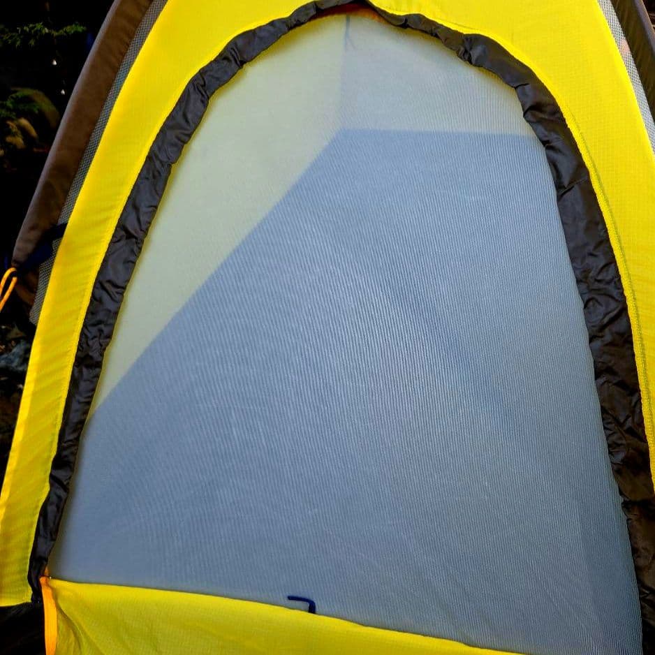 RIPEN ドーム型山岳テント イエロー/ブラウン