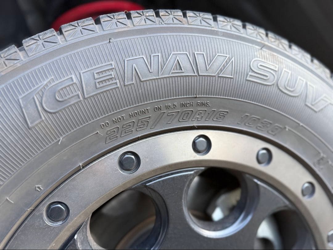 RAV4/ハリアー MLJホイール16インチ GOOD YEARスタッドレス4本