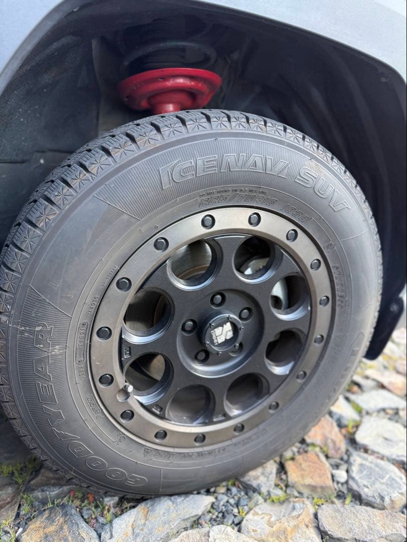 RAV4/ハリアー MLJホイール16インチ GOOD YEARスタッドレス4本