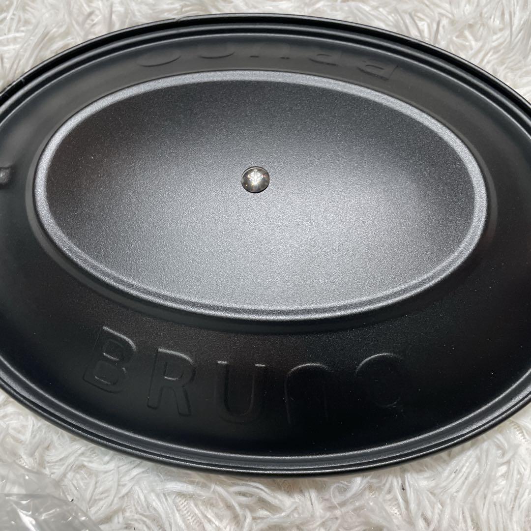 新品　未使用　ブルーノ　オーバルホットプレート　ブラック