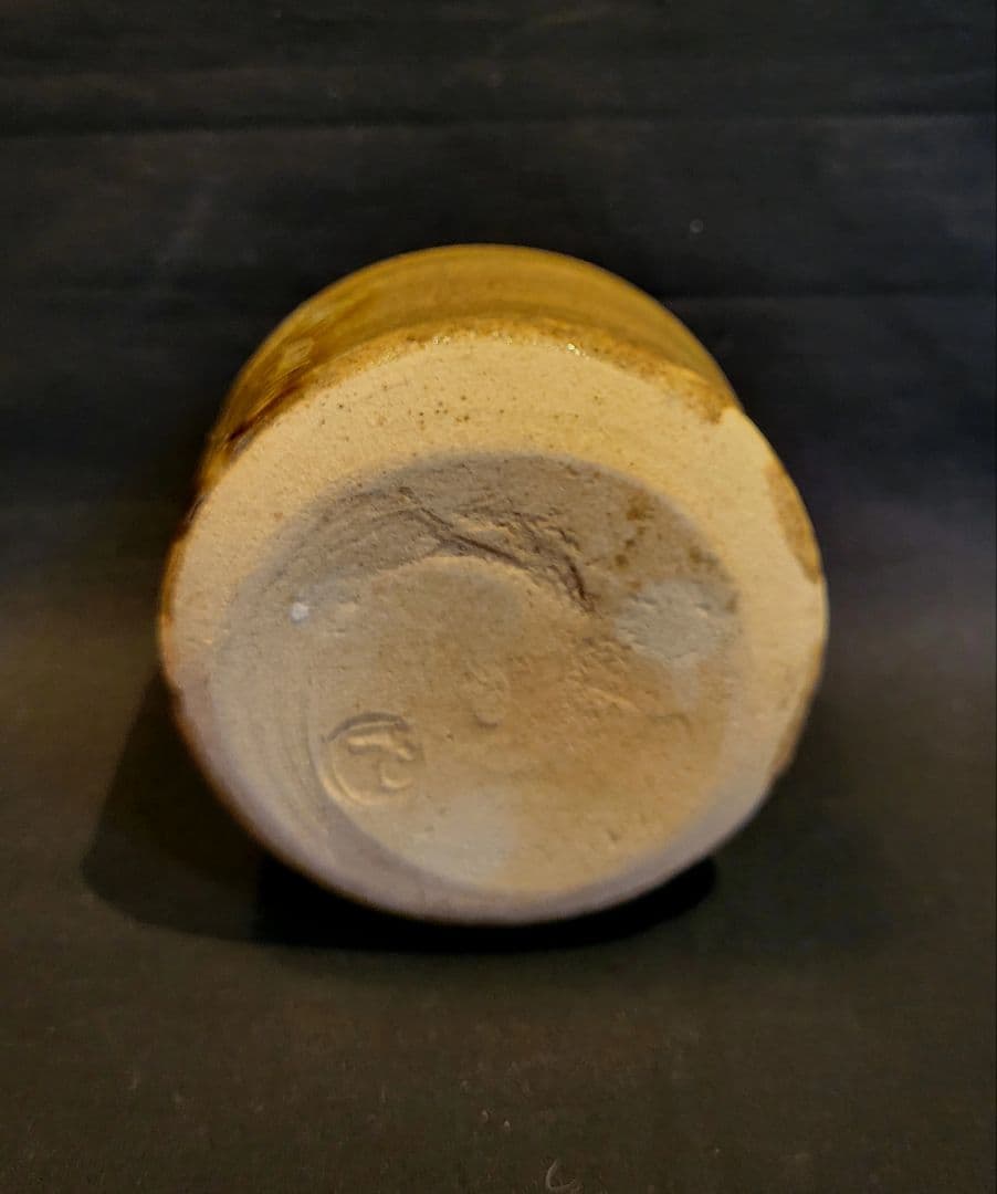 杉本泥牛　絵唐津　茶碗