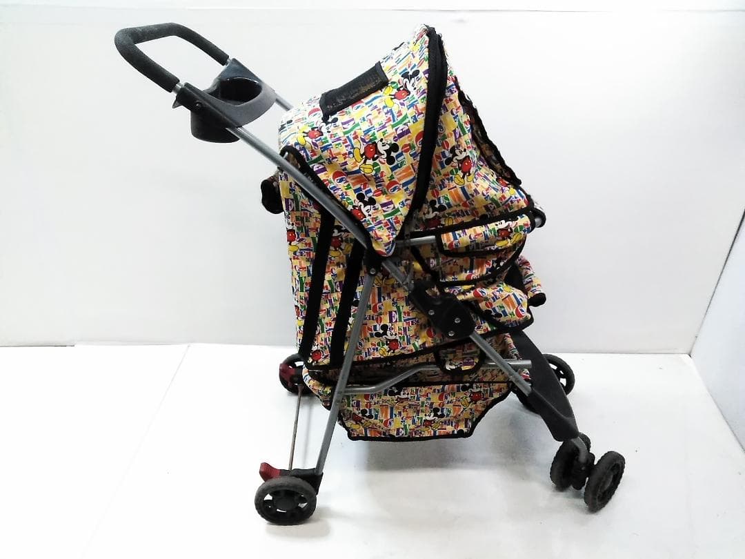 ペットパラダイスクリエイティブヨーコペット用カート 4輪ディズニーキャラクター□