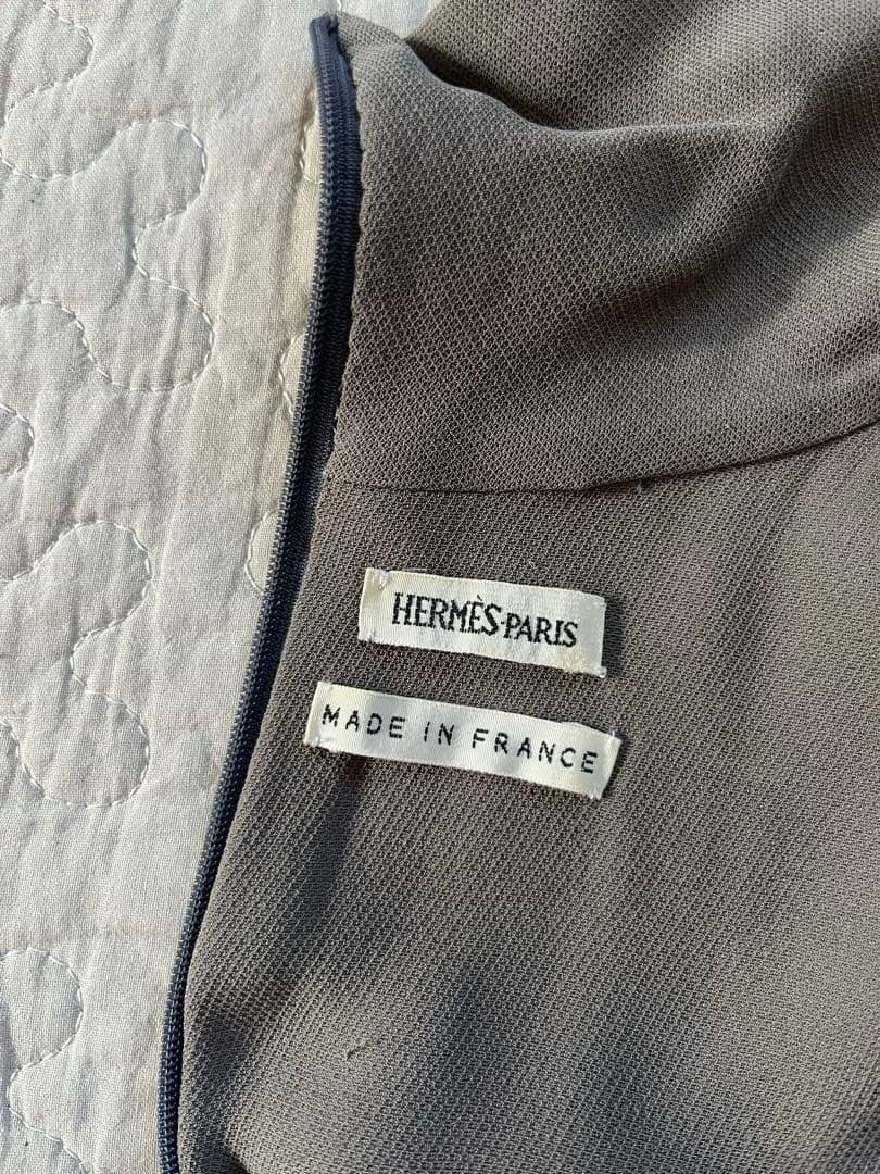 【HERMES/エルメス】ノースリーブ　ワンピース　結婚式　ドレス