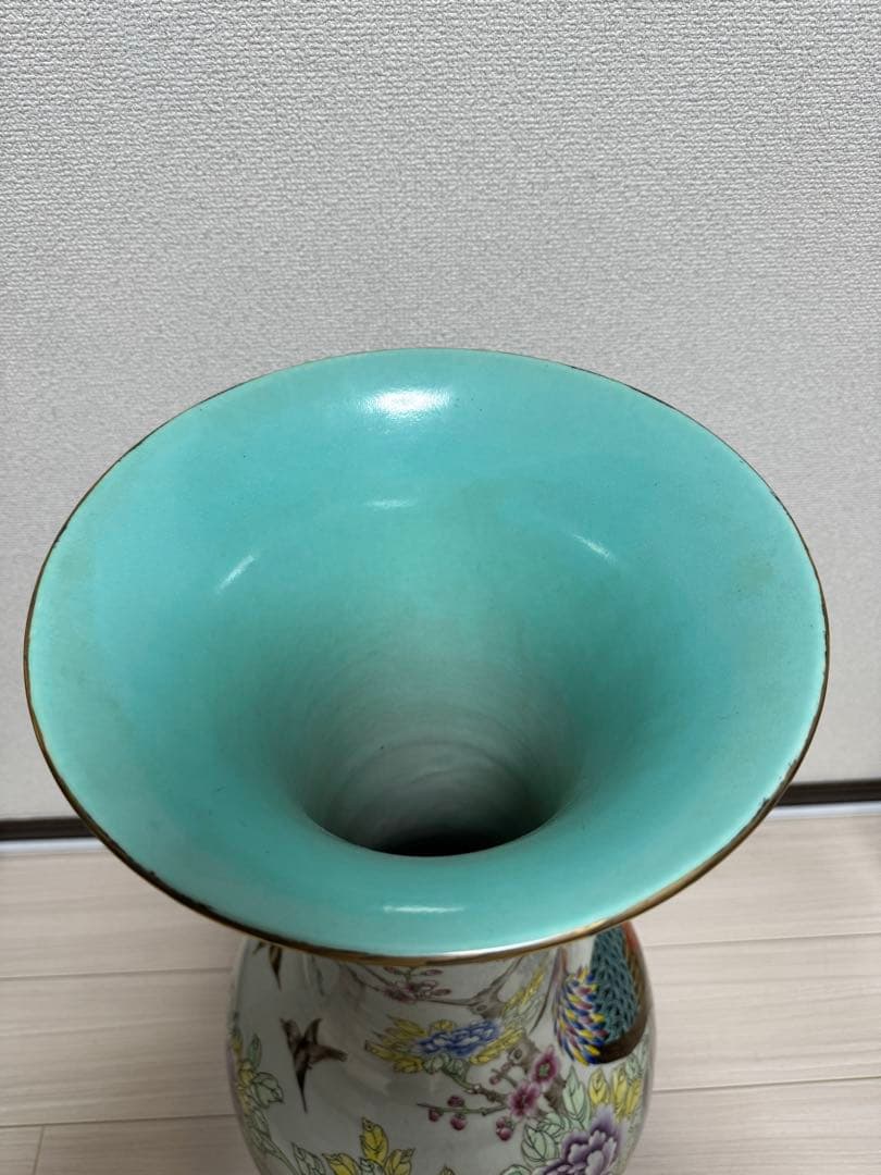 中国美術　花瓶　高さ約84センチ　アンティーク　時代物　工芸品