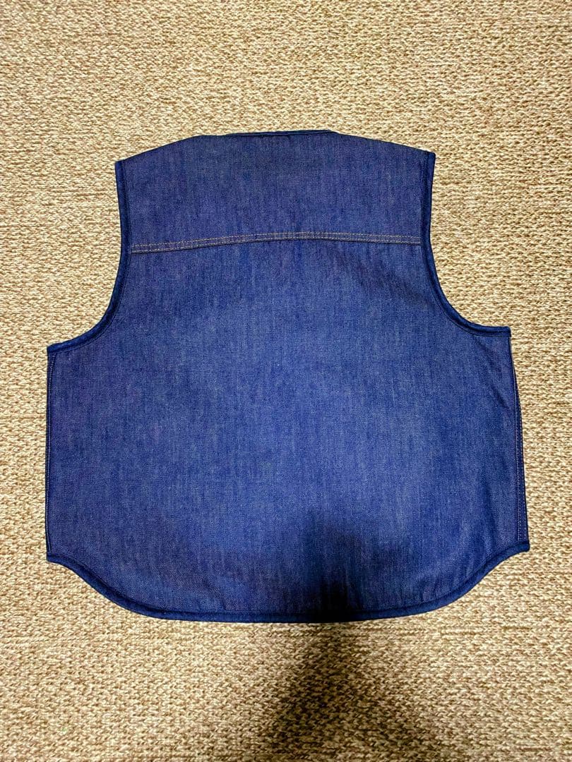 ★好デザイン‼️神サイズ★70s USA製 カーハート ボア付デニムベスト XL‼️