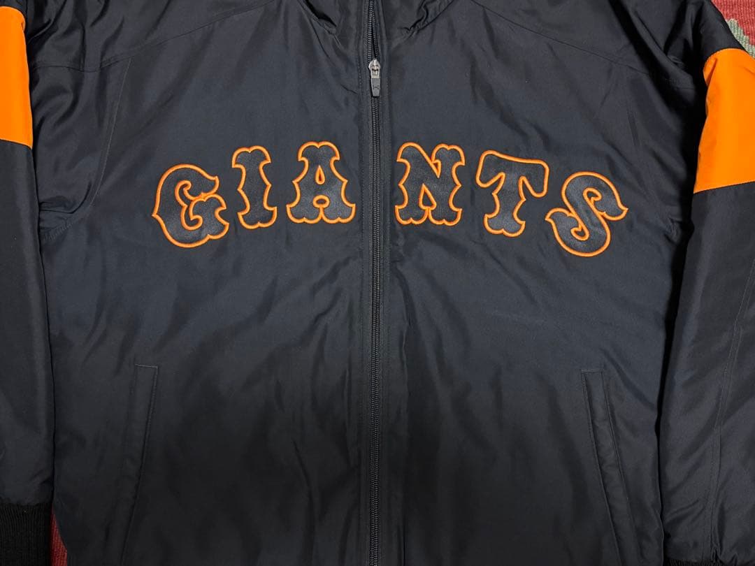 希少 読売ジャイアンツ グランドコートMD ブラック&オレンジ