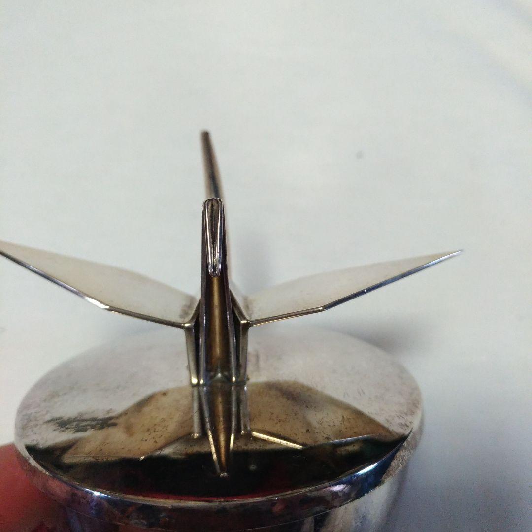 銀製。シルバー970。ボンボニエール。小物入れ。折り鶴。宮本商行。スレ、キズ有り