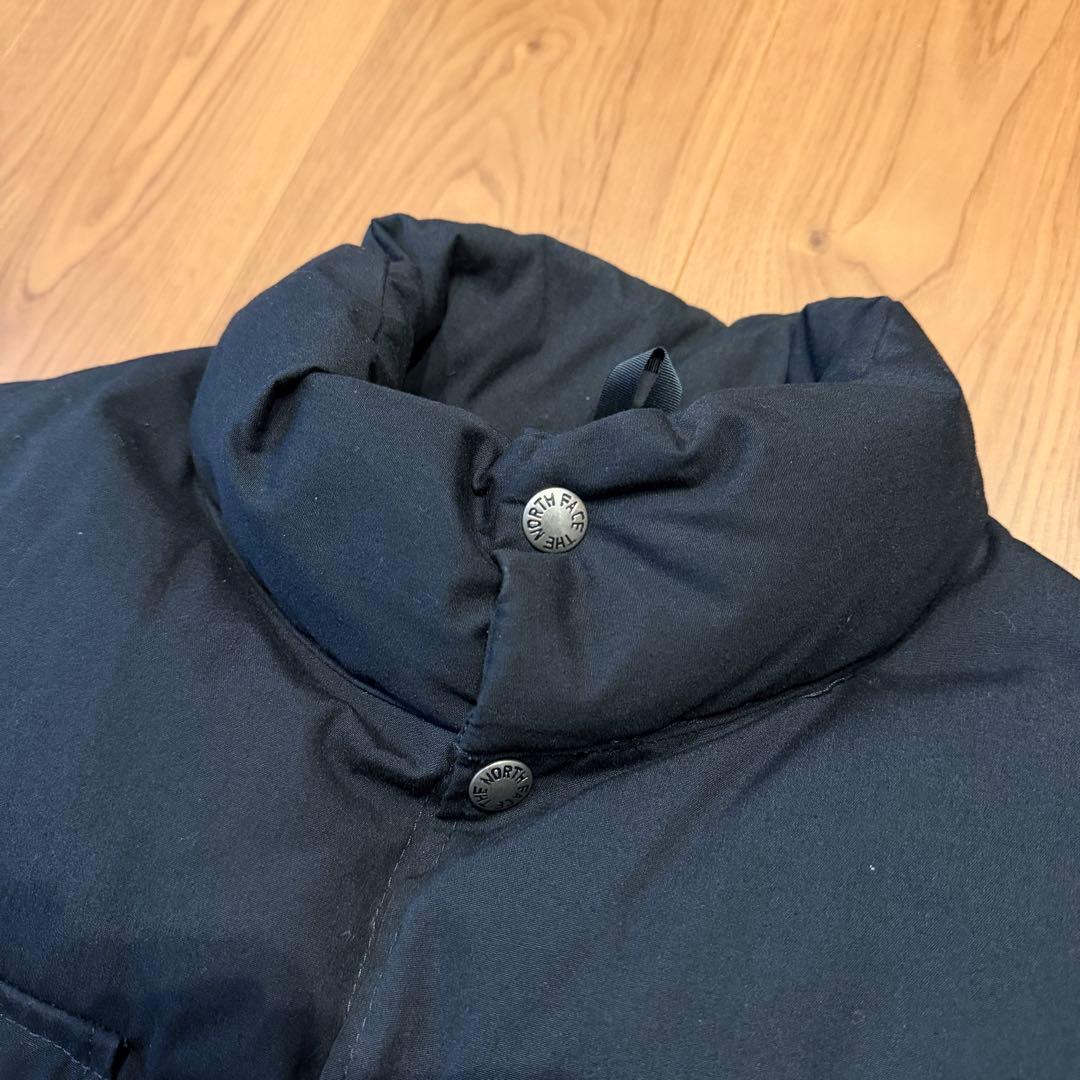ブラック ◎ THE NORTH FACE ノースフェイス 茶タグ ダウンベスト
