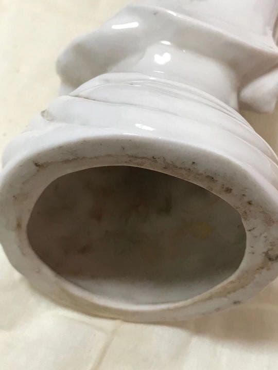 白瓷観音様　時代箱付