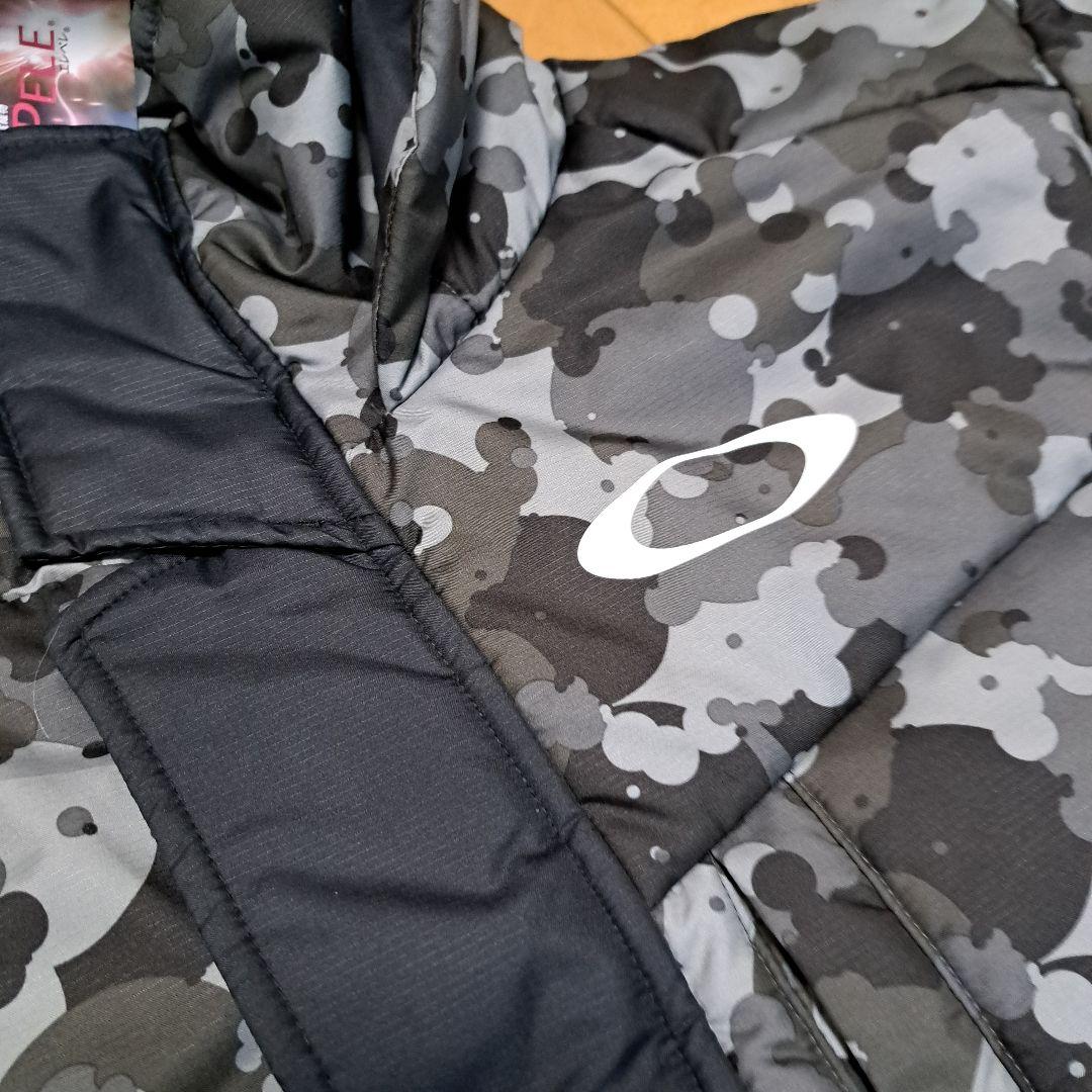 新品⭐OAKLEYオークリー⭐カモフラ　迷彩　裏起毛　中綿　ベンチコート　L