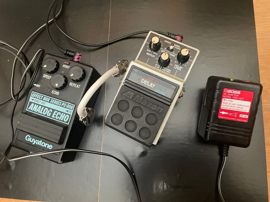 Maxon DD01 ディジタル & guyatone ANALOG セット2体