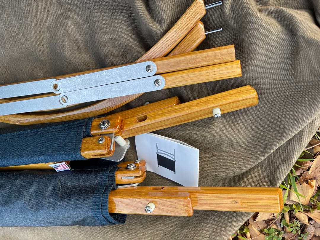 【未使用】カーミットチェア スタンダードオーク　ネイビー刻印なし　おまけ付き