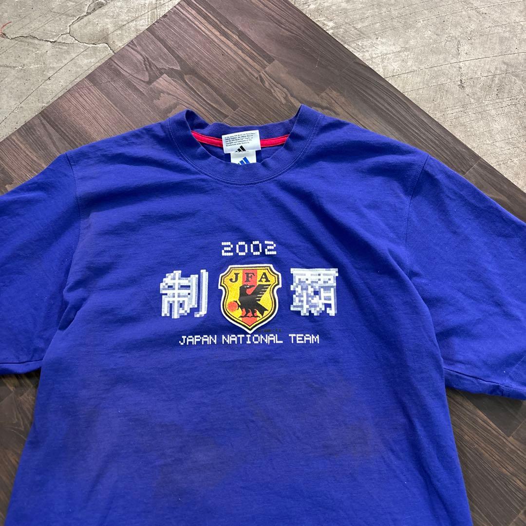 8SM1 adidas 2002 FIFA WORLD CUP Tシャツ　古着