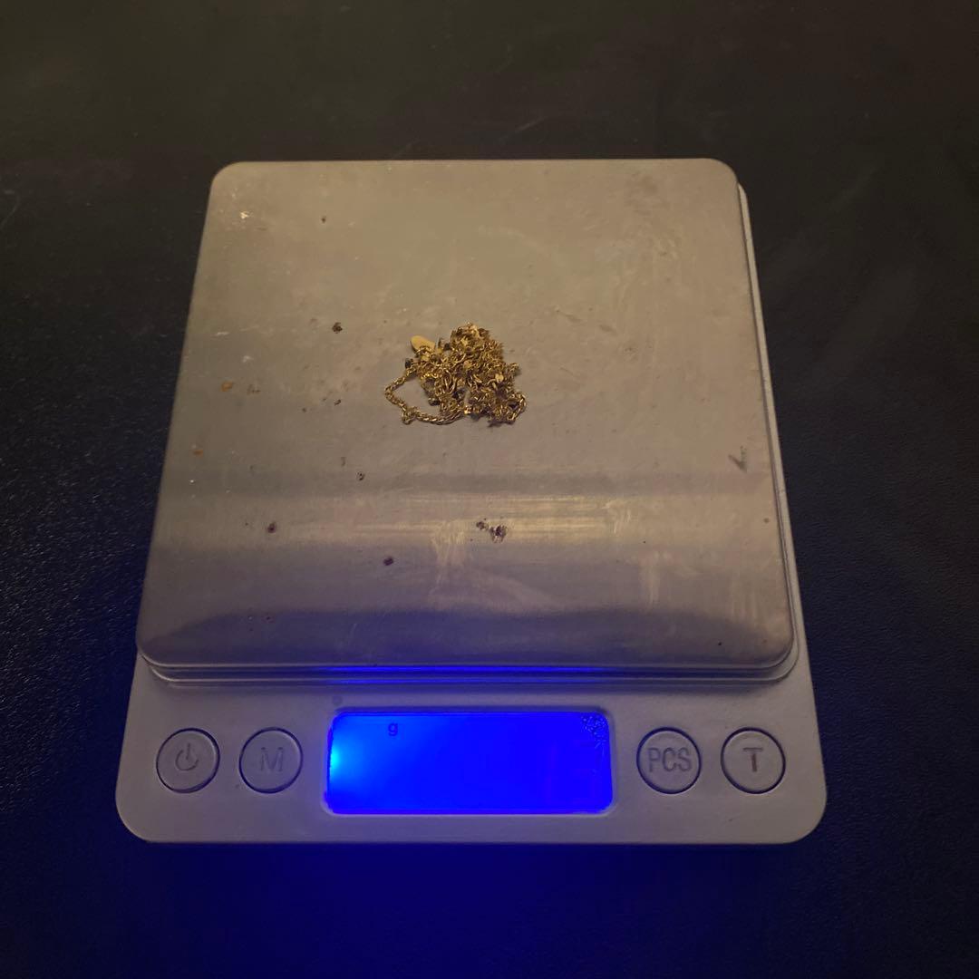 2連アンクレット　k18 18k 18金　アンクレット　YG