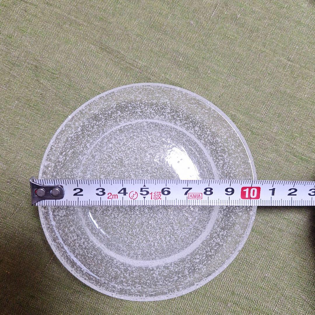 小皿 2枚 小谷眞三さん 倉敷ガラス　吹きガラス