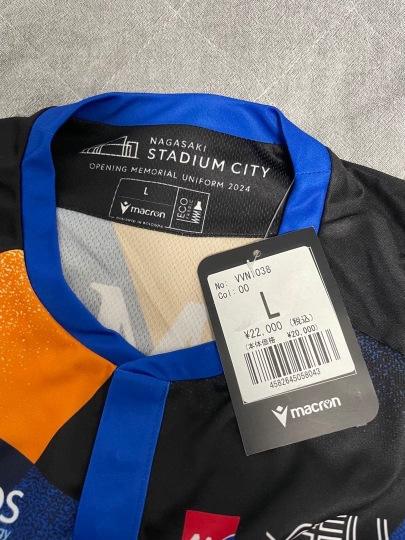 定価22,000円 サイズ：L V・ファーレン長崎 開業記念ユニフォーム