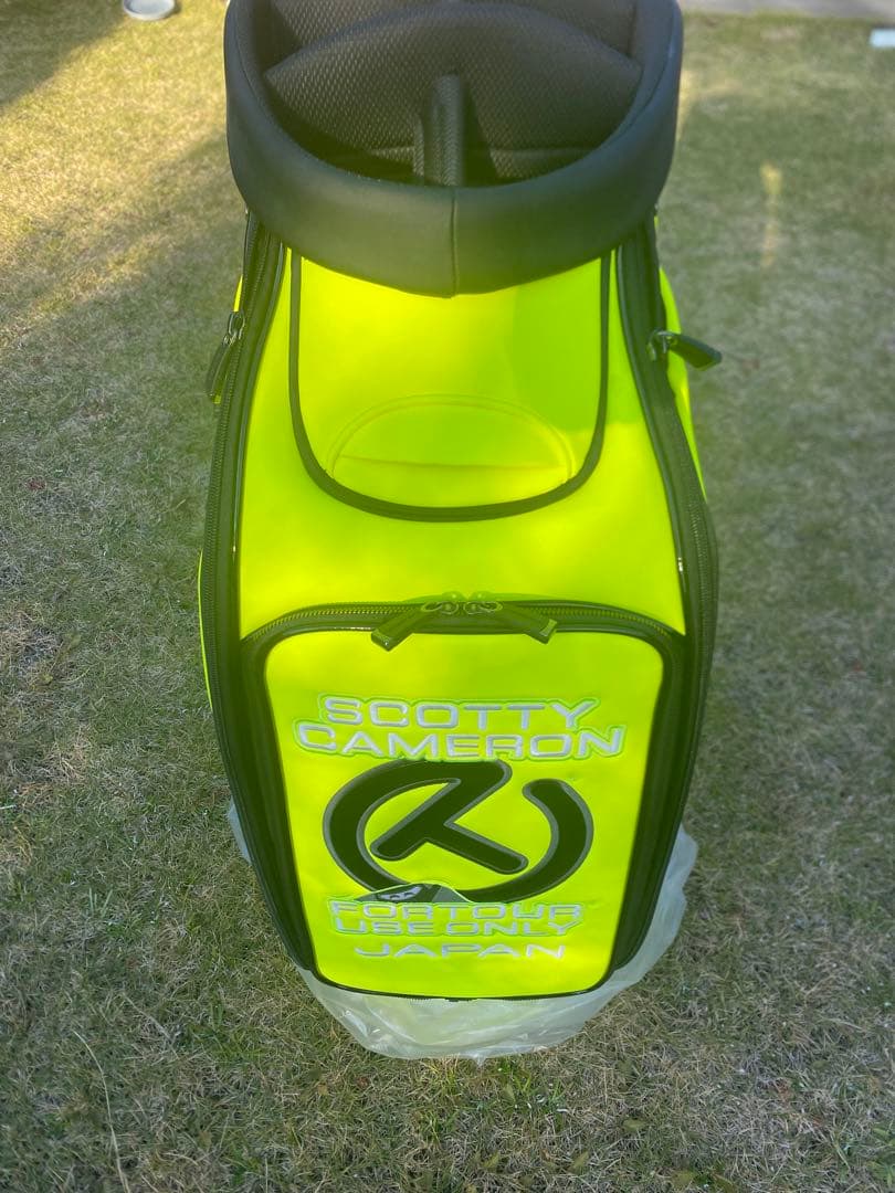 スコッティーキャメロンツアースタッフバッグ Eddie Mame ライム