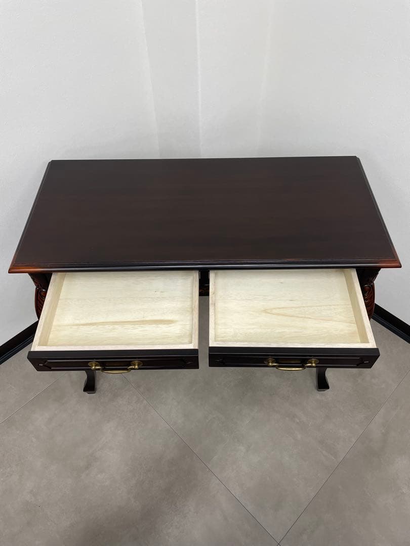 【極新品美品】猫足 猫脚 テーブル ドレッサー アンティーク コンソール 家具