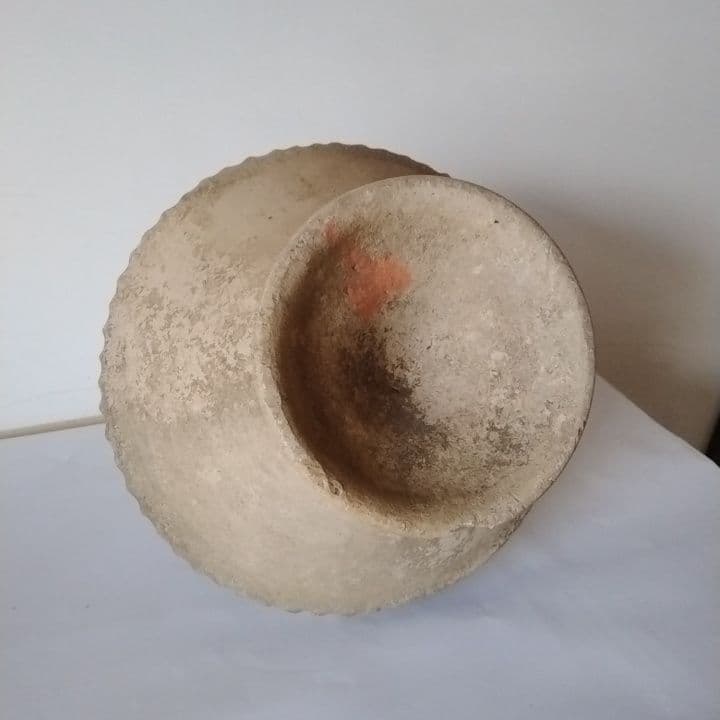 彩色陶器　テラコッタ 二口水差し　アンティーク