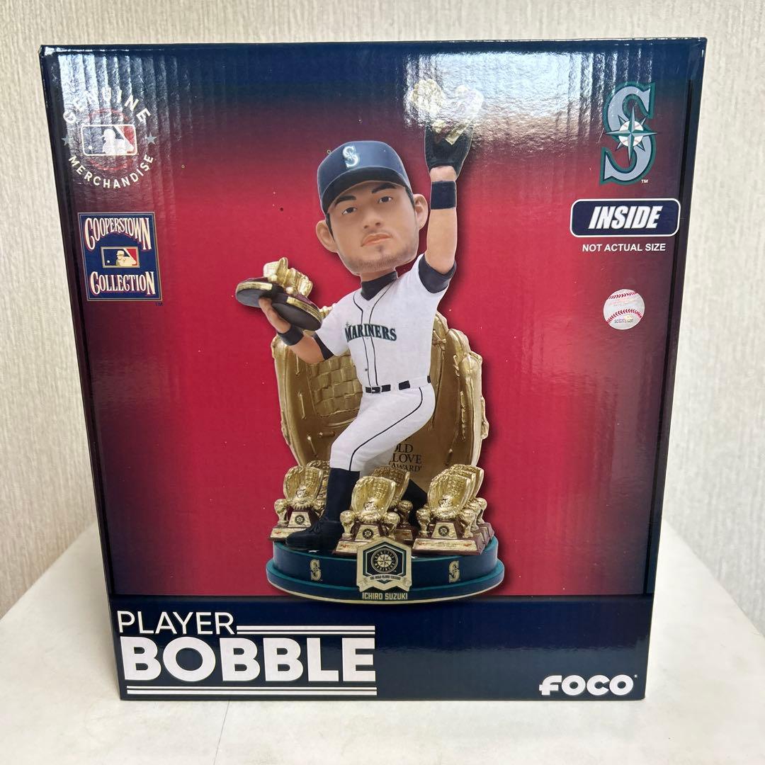 世界151体限定！イチロー球団認定ゴールデングラブ賞、ボブルヘッド人形➕ギフト有