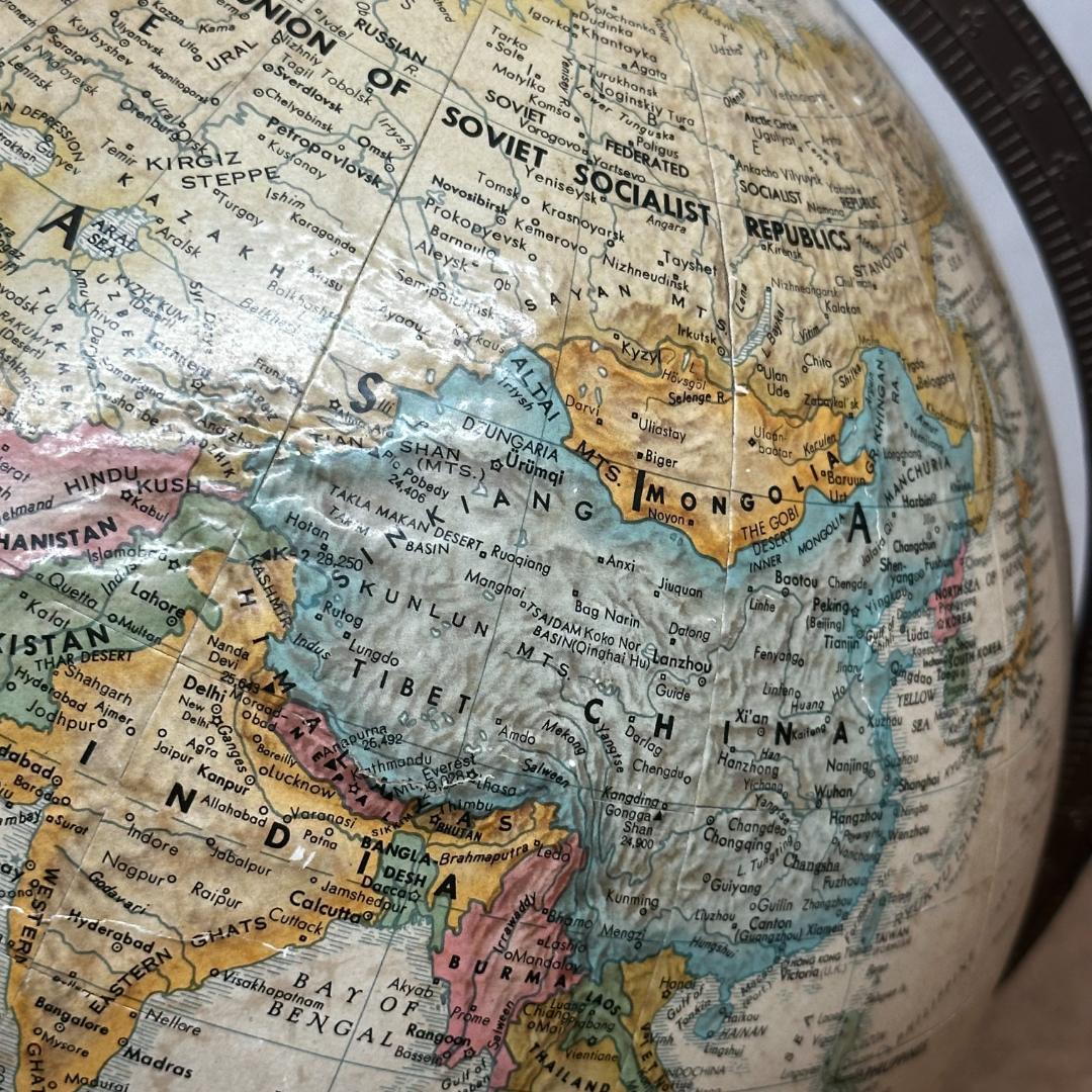 アメリカ製 ヴィンテージ地球儀 REPLOGLE GLOBES