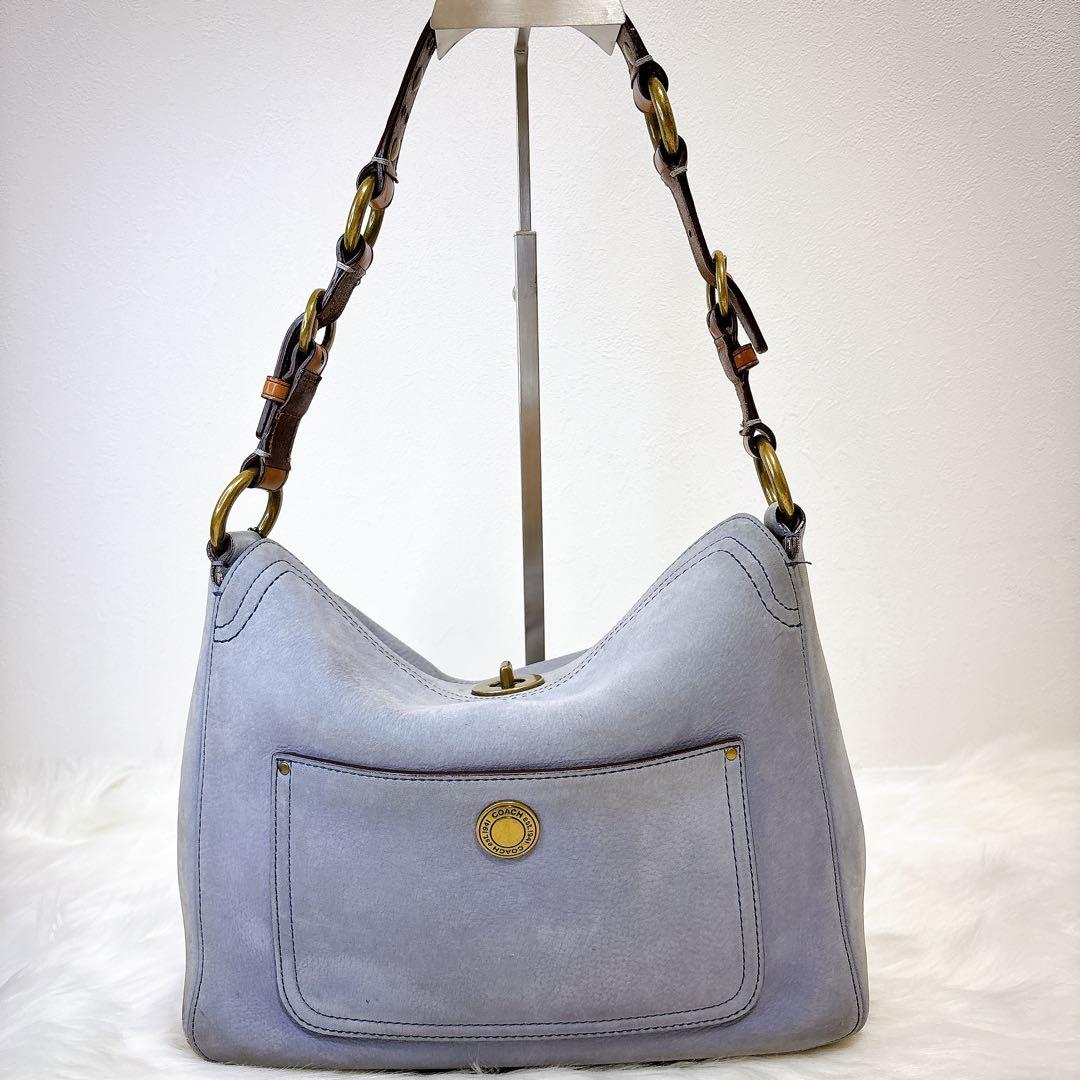 バッグ coach shoulderbag turnlock vintage