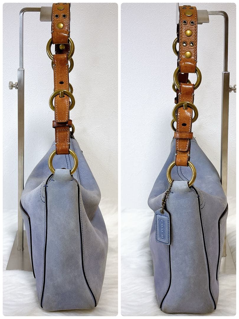 バッグ coach shoulderbag turnlock vintage