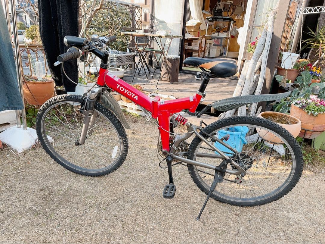 【引取限定】TOYOTA 折りたたみ自転車