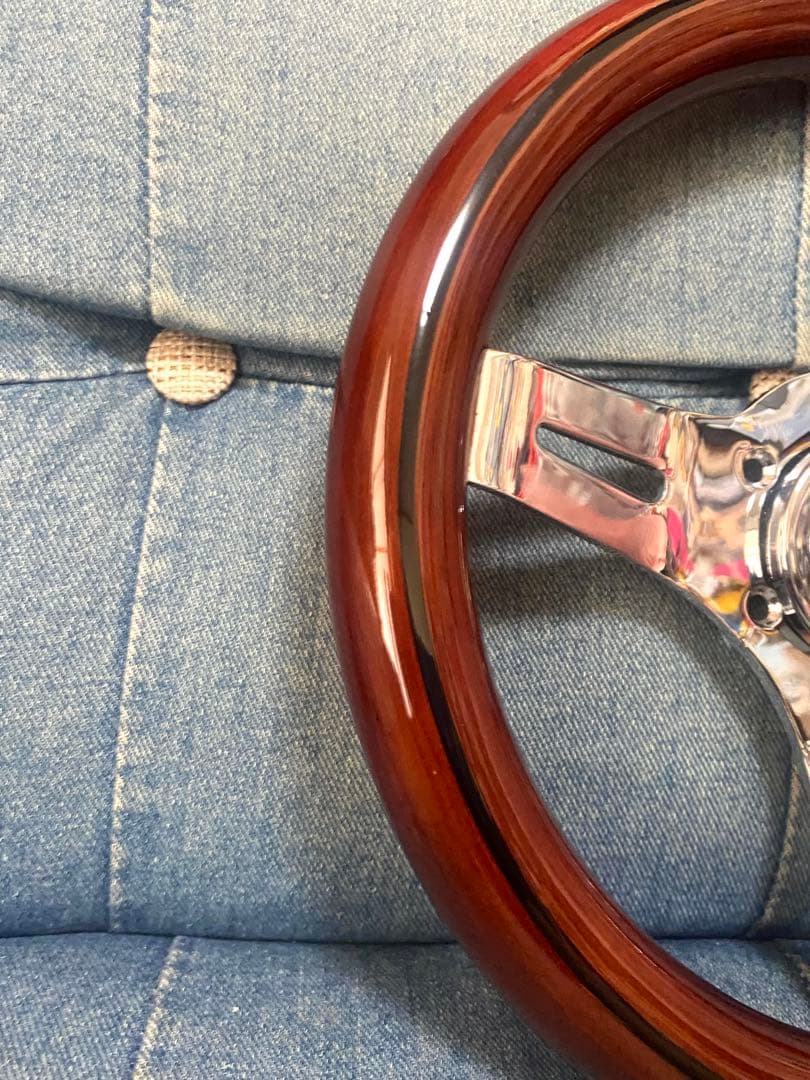 美品　ウッドステアリング 29Φ 小径　即決大歓迎