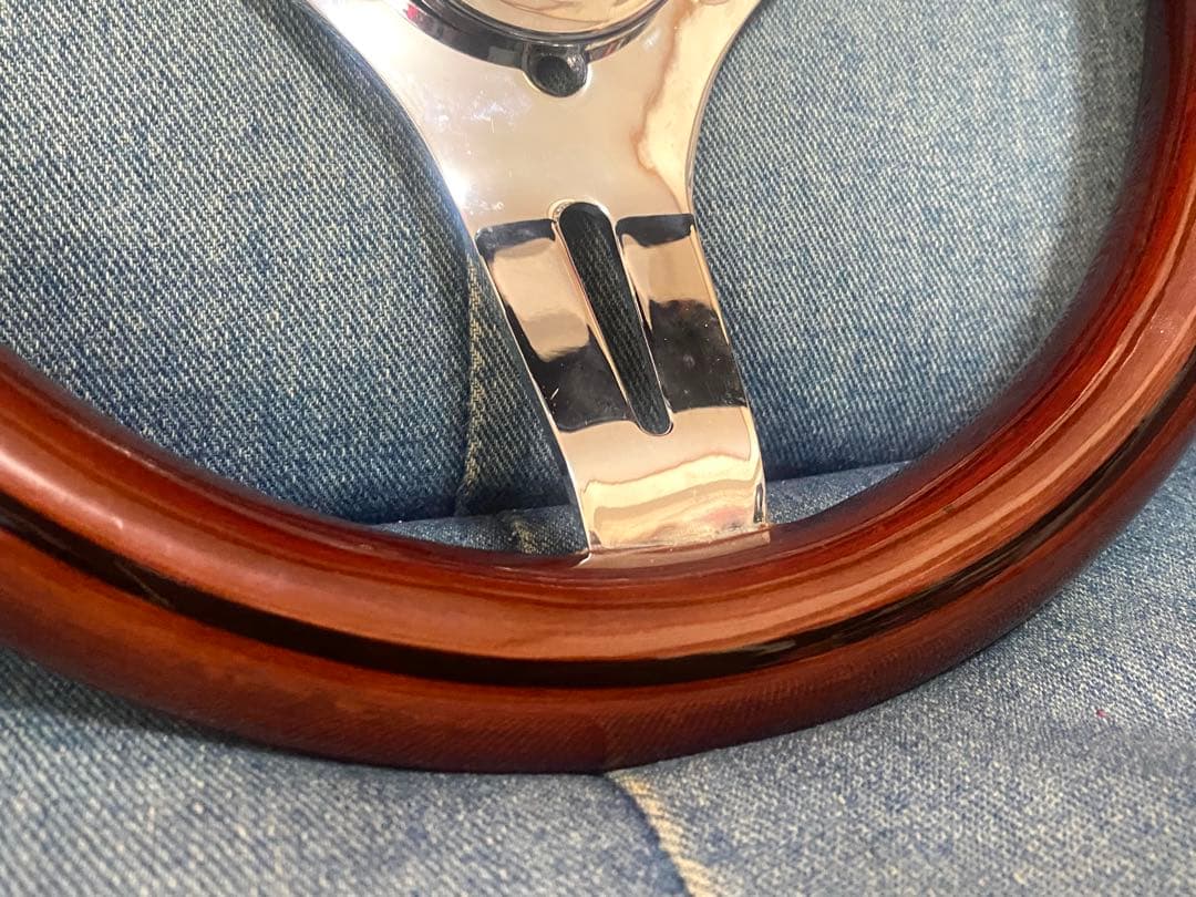 美品　ウッドステアリング 29Φ 小径　即決大歓迎