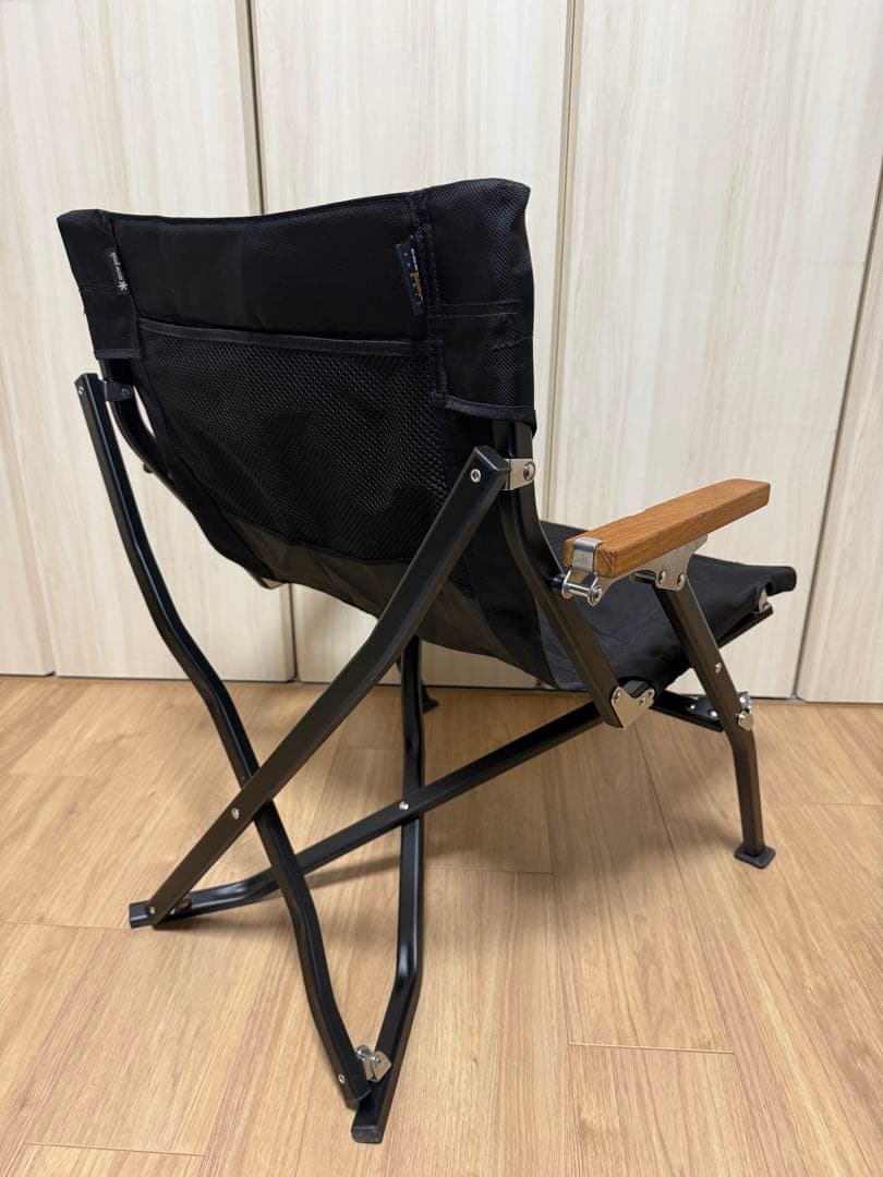 スノーピーク　ローチェアショート ブラック