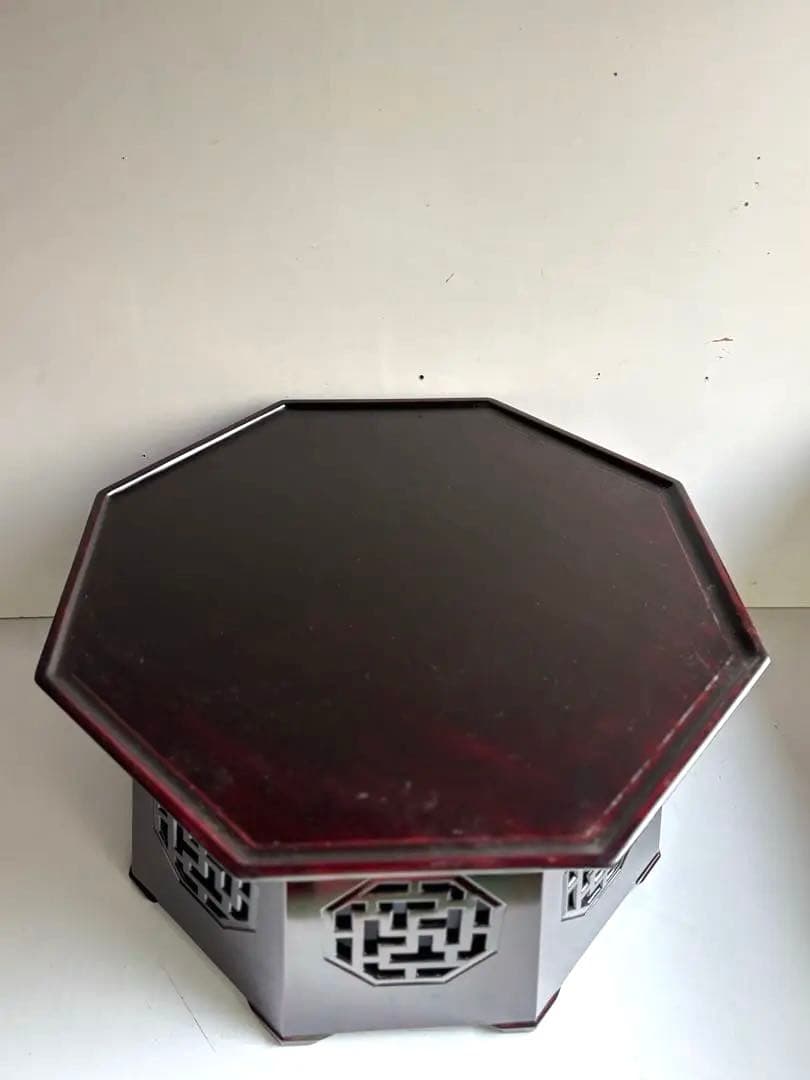 761 李朝家具 八角膳 小盤② 杏子通板 ソバン ヴィンテージ 美品 韓国