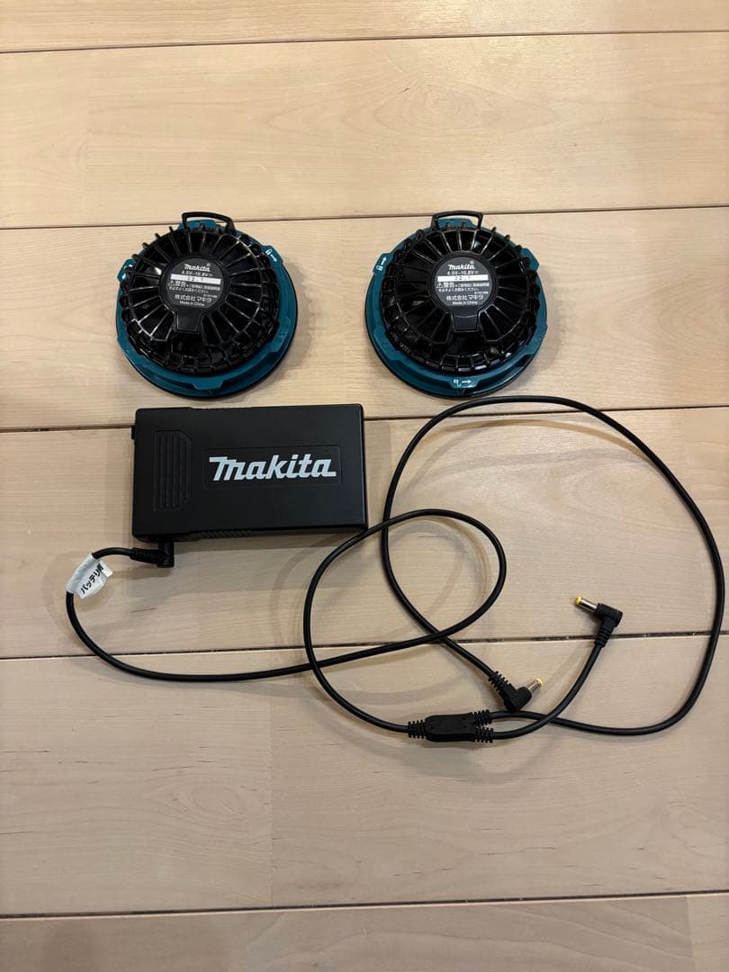 Makita 空調服 グレー/ブラック　ファン　バッテリー付