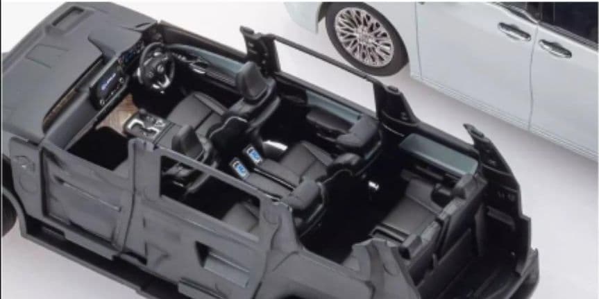 京商 1/ 43 レクサス LM 500h (ソニッククォーツ 6席ブラック)