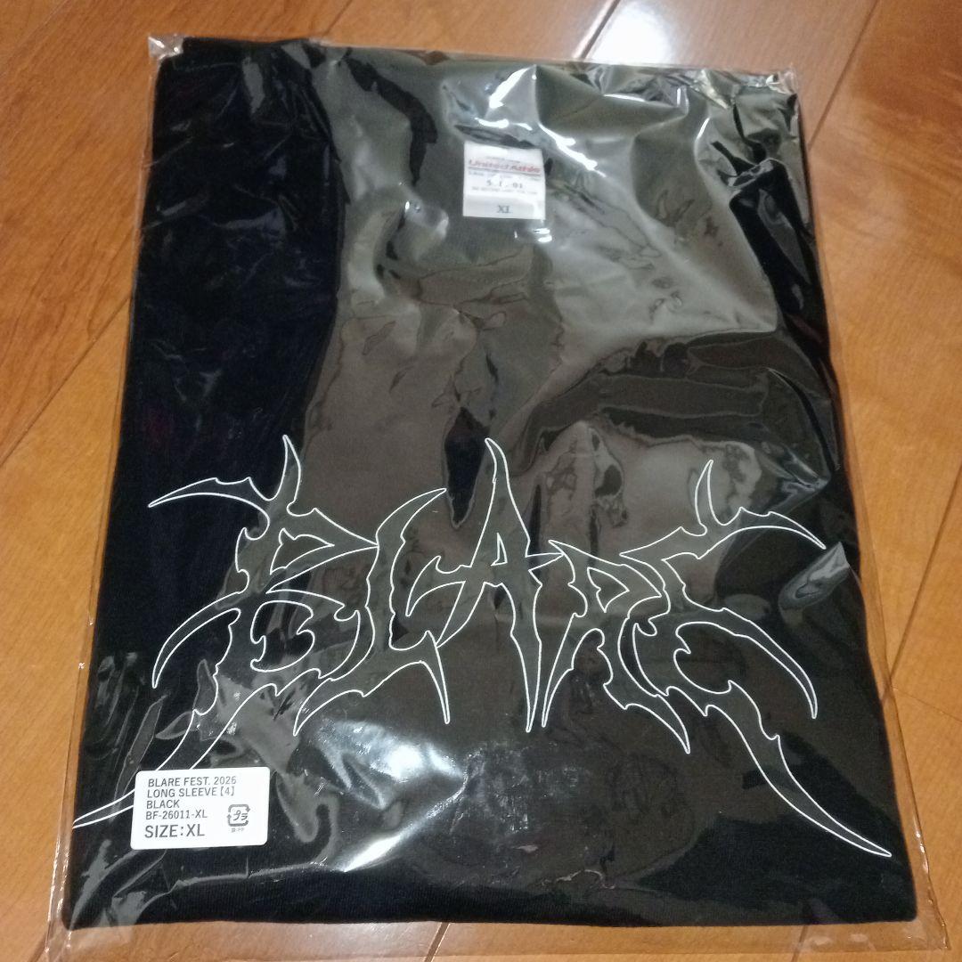BLARE FEST 2026 ロンT4 XL ブレアフェス coldrain
