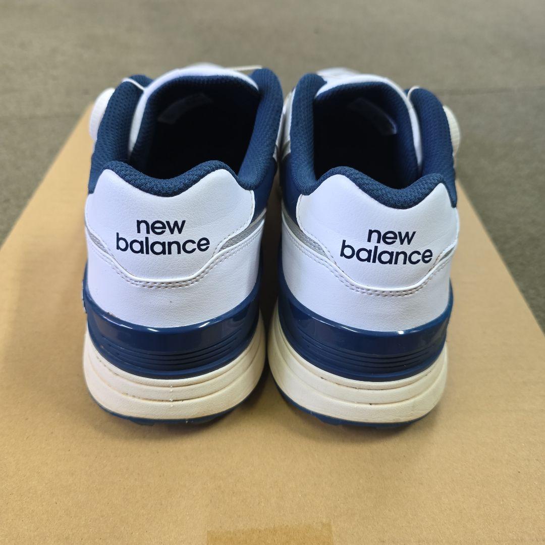 New Balance 574 ゴルフシューズ ホワイト/ネイビー