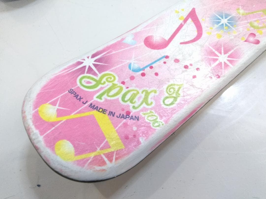 女の子 キッズジュニアスキー4点セット カザマ 106cm ブーツ 19cm ◇