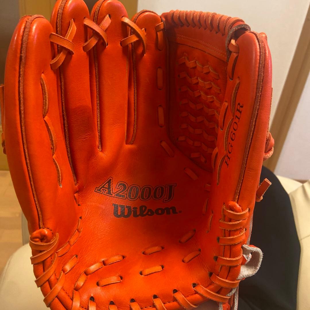 Wilson ProStaff オレンジグローブ 左用グローブ 硬式用 未使用