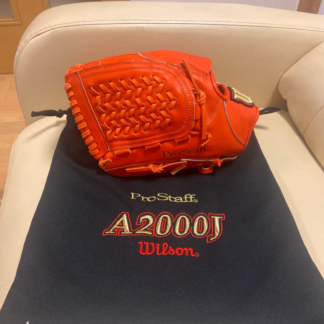 Wilson ProStaff オレンジグローブ 左用グローブ 硬式用 未使用
