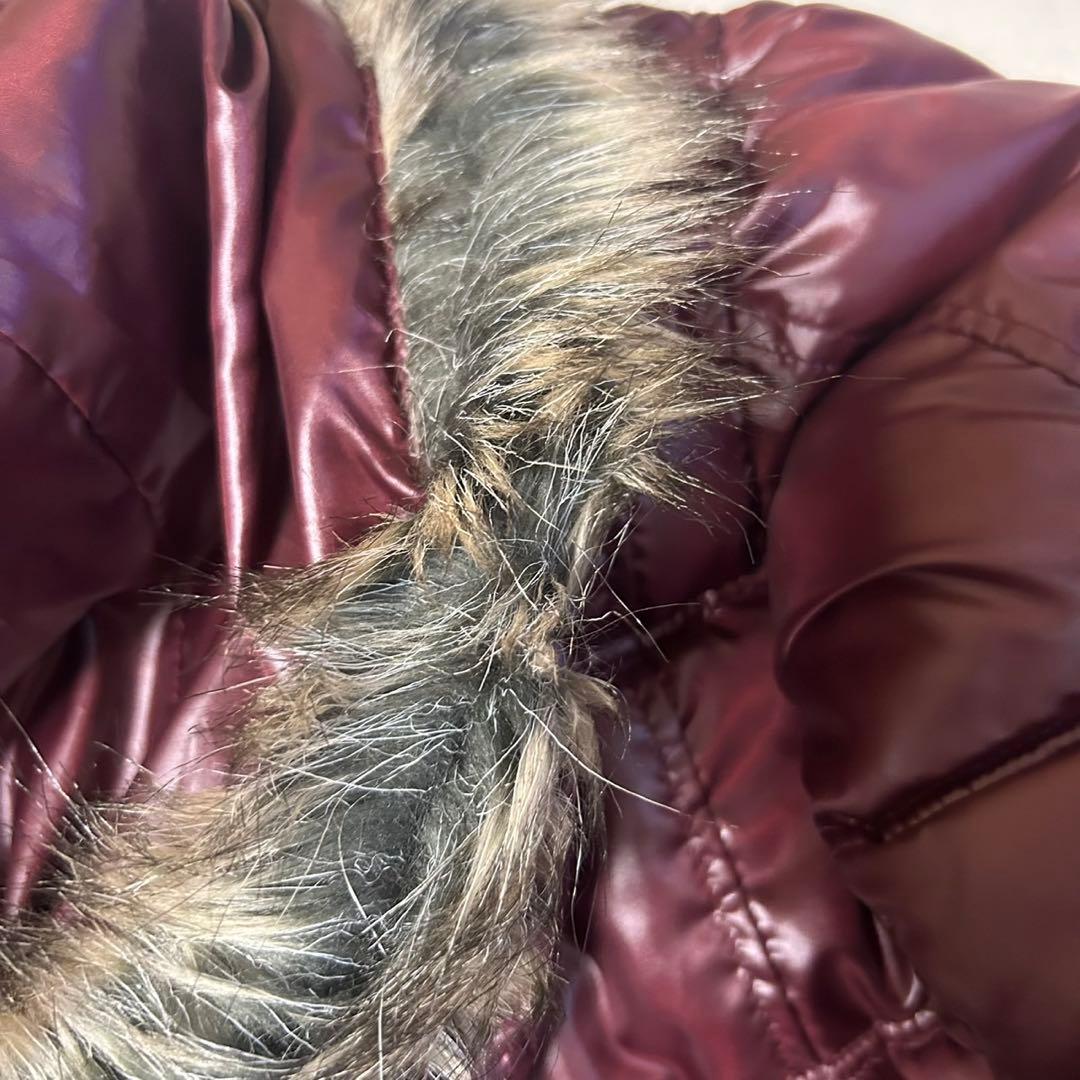 famock ファモック 中綿ダウンジャケット ファー フード サイズL y2k