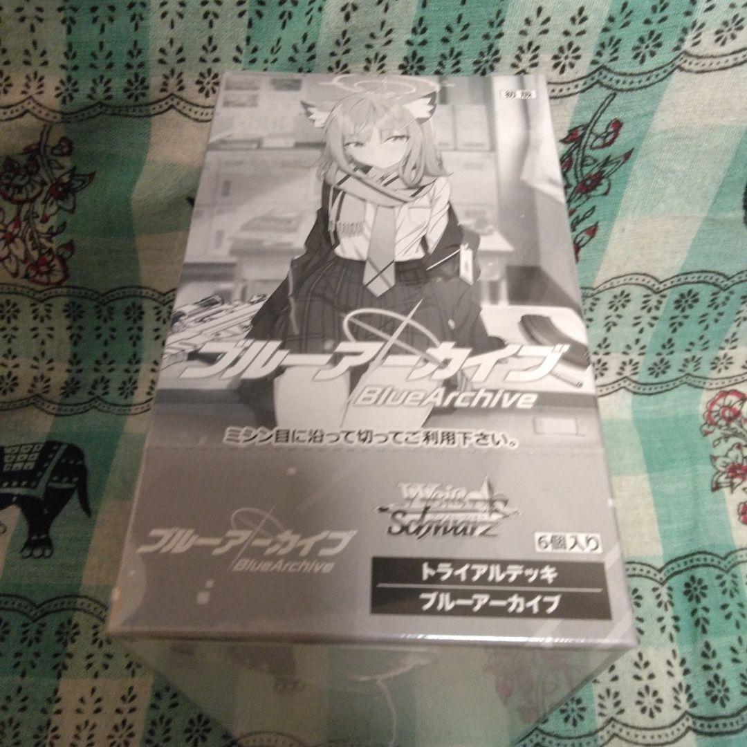 新品未開封　ヴァイスシュヴァルツ　ブルーアーカイブ トライアルデッキ初版6個入り
