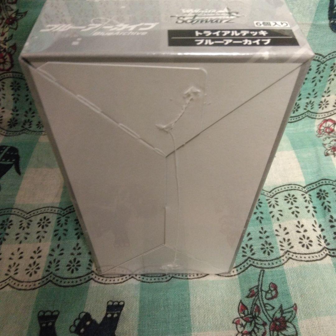 新品未開封　ヴァイスシュヴァルツ　ブルーアーカイブ トライアルデッキ初版6個入り