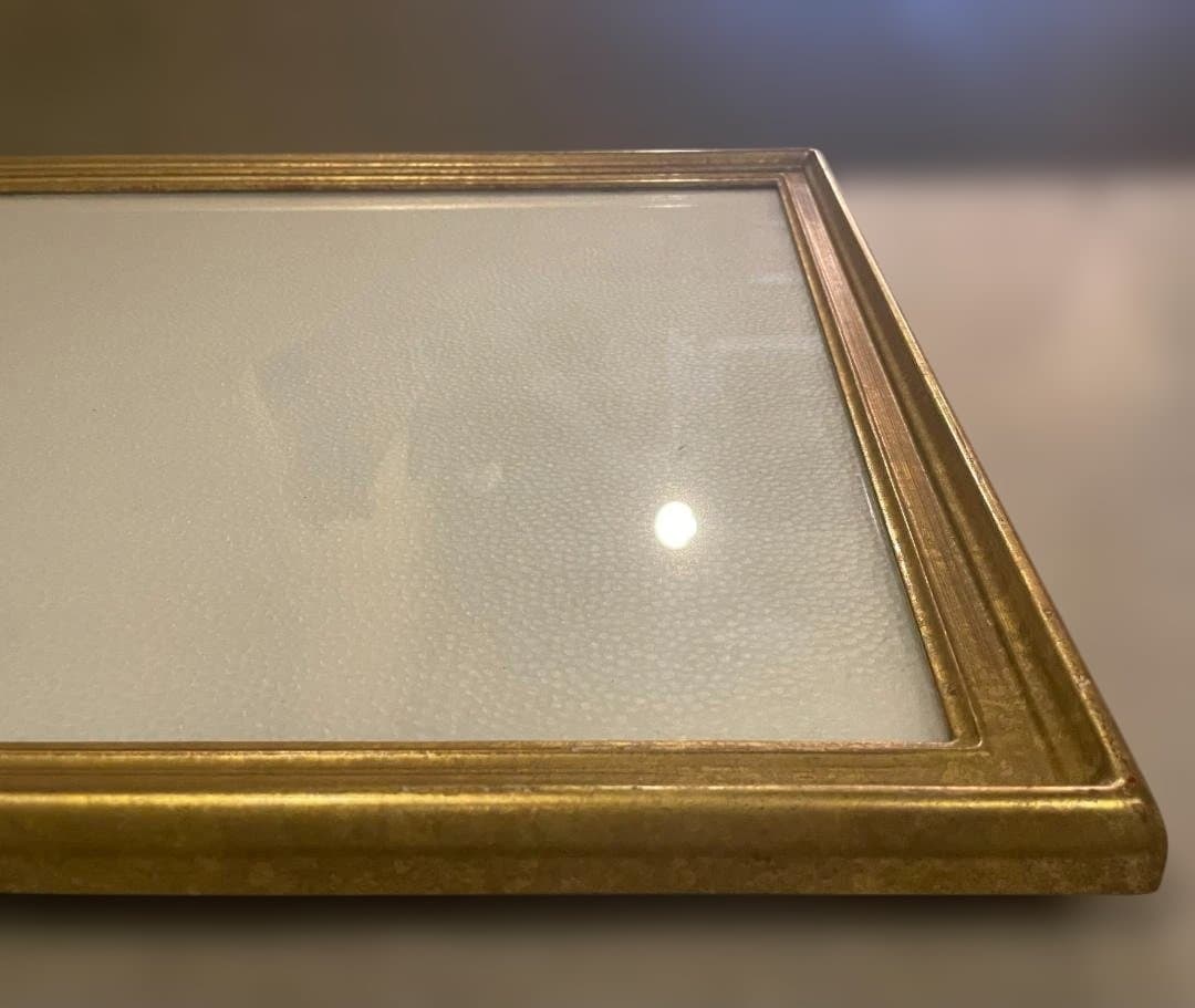 木製 フレーム 額縁 アート 絵画 写真 ファブリック 染色 展示 金 ゴールド