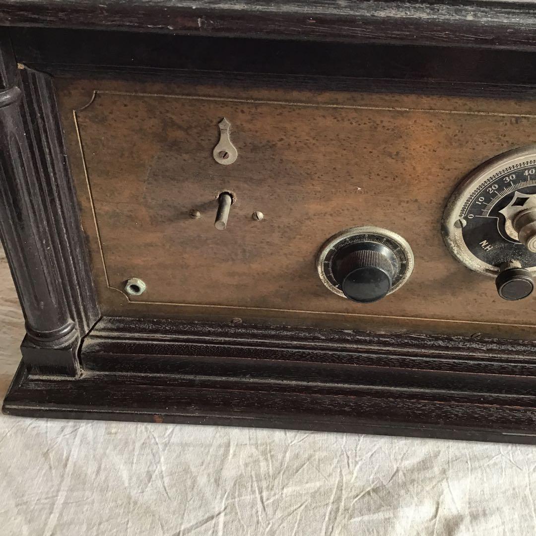 大正時代　アンティーク鉱石ラジオ　ラジオ