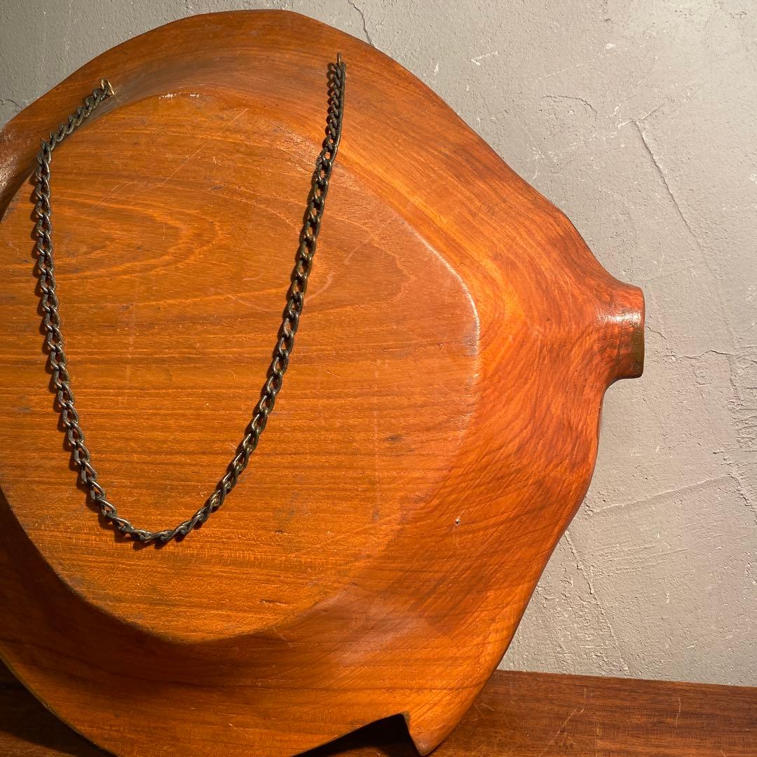 ヴィンテージ チョウチョウウオ 木彫り インテリアトレイ 壁掛け アメリカ