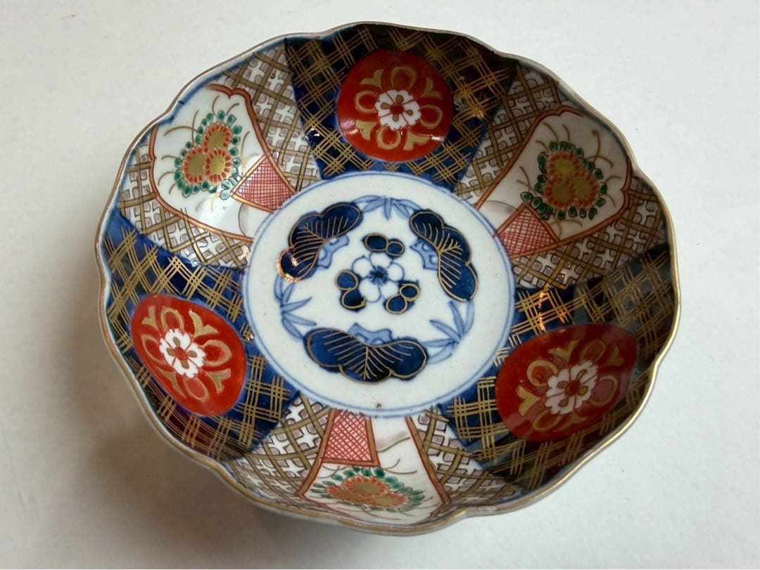 古伊万里　皿　装飾　赤絵　5枚