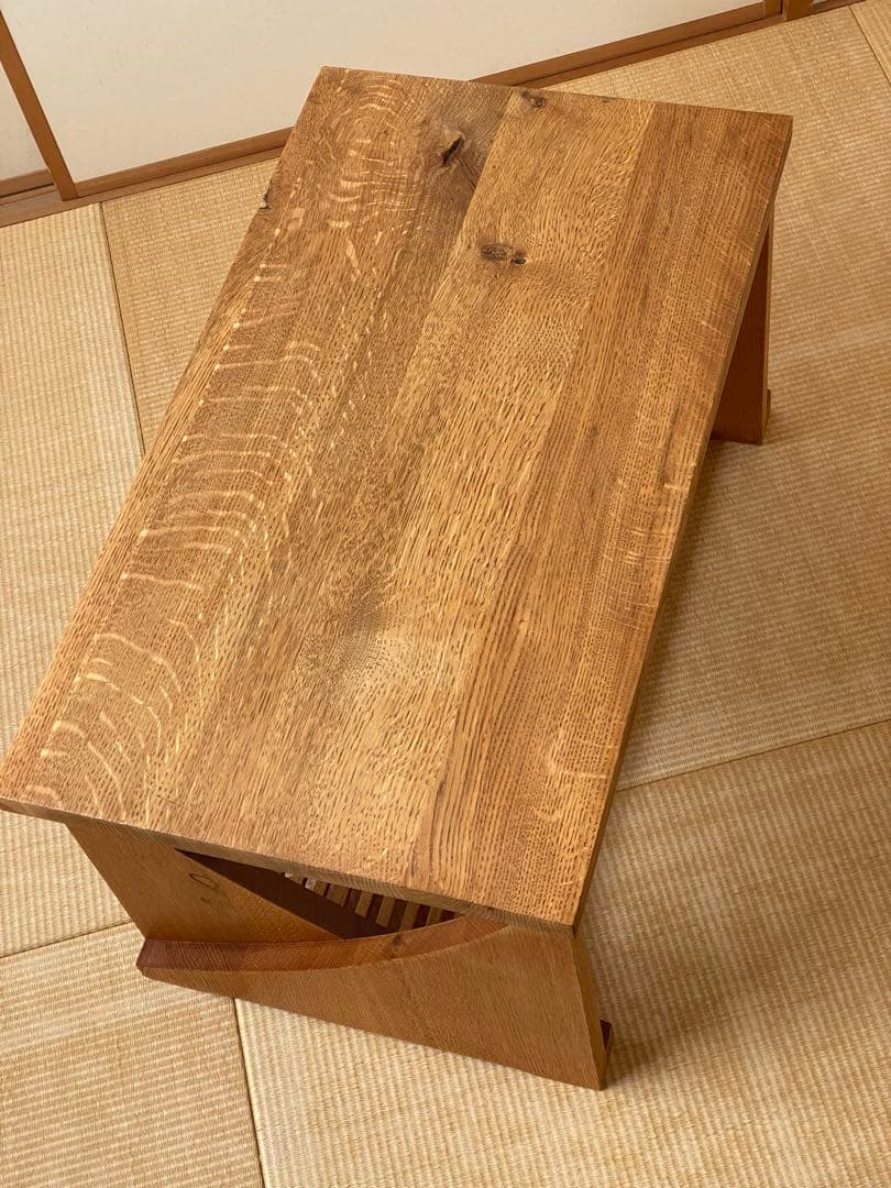 美品　HIDA　飛騨産業 無垢材ローテーブル